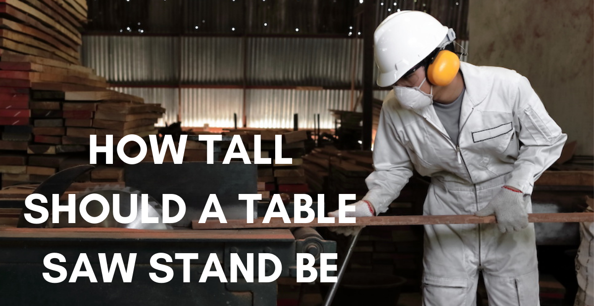 How Tall Should a Table Saw Stand Be? Craft Like a Pro